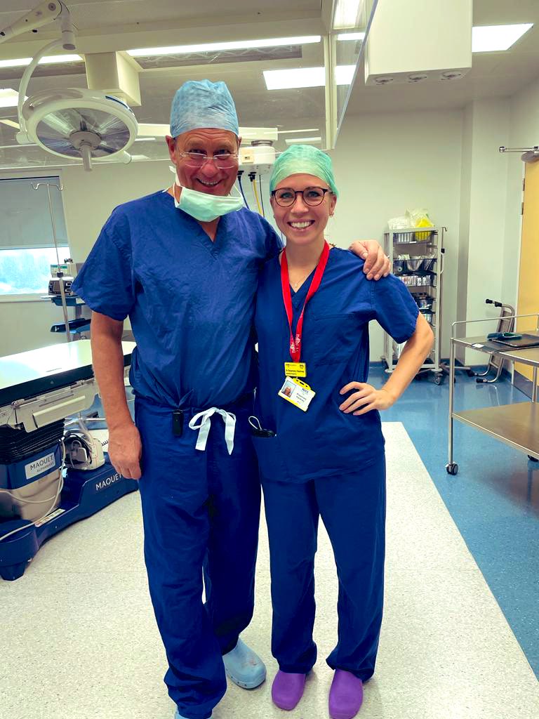 Dad and daughter perform surgery together in UK operating theatre first