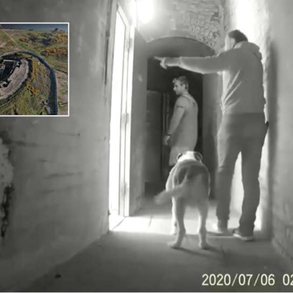 Ghost tries to steal video camera at haunted Victorian fort