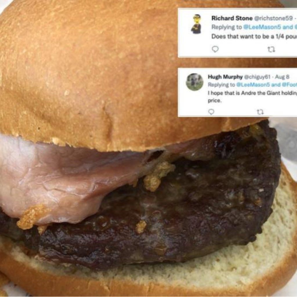 West Ham slammed again for charging £9.50 for a tiny hamburger