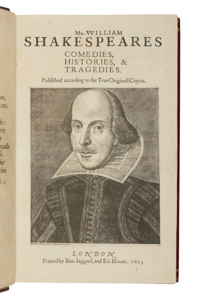 SHAKESPEARE’S first collected book of plays has been sold for more than £2million