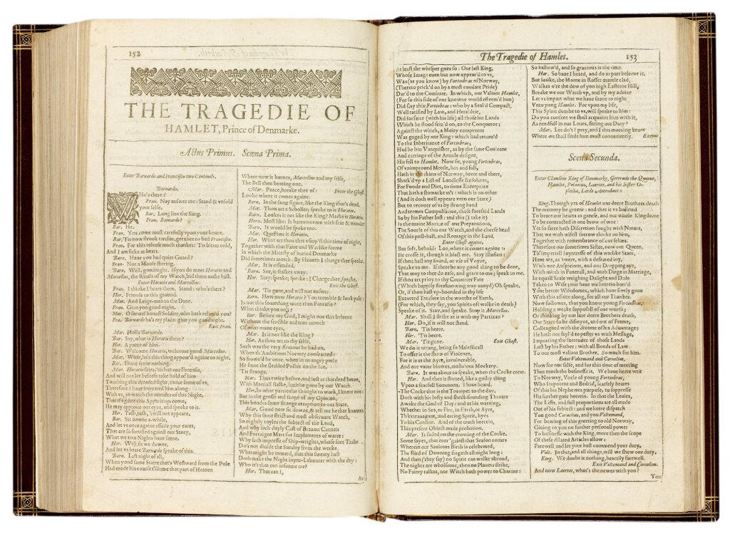 SHAKESPEARE’S first collected book of plays has been sold for more than £2million