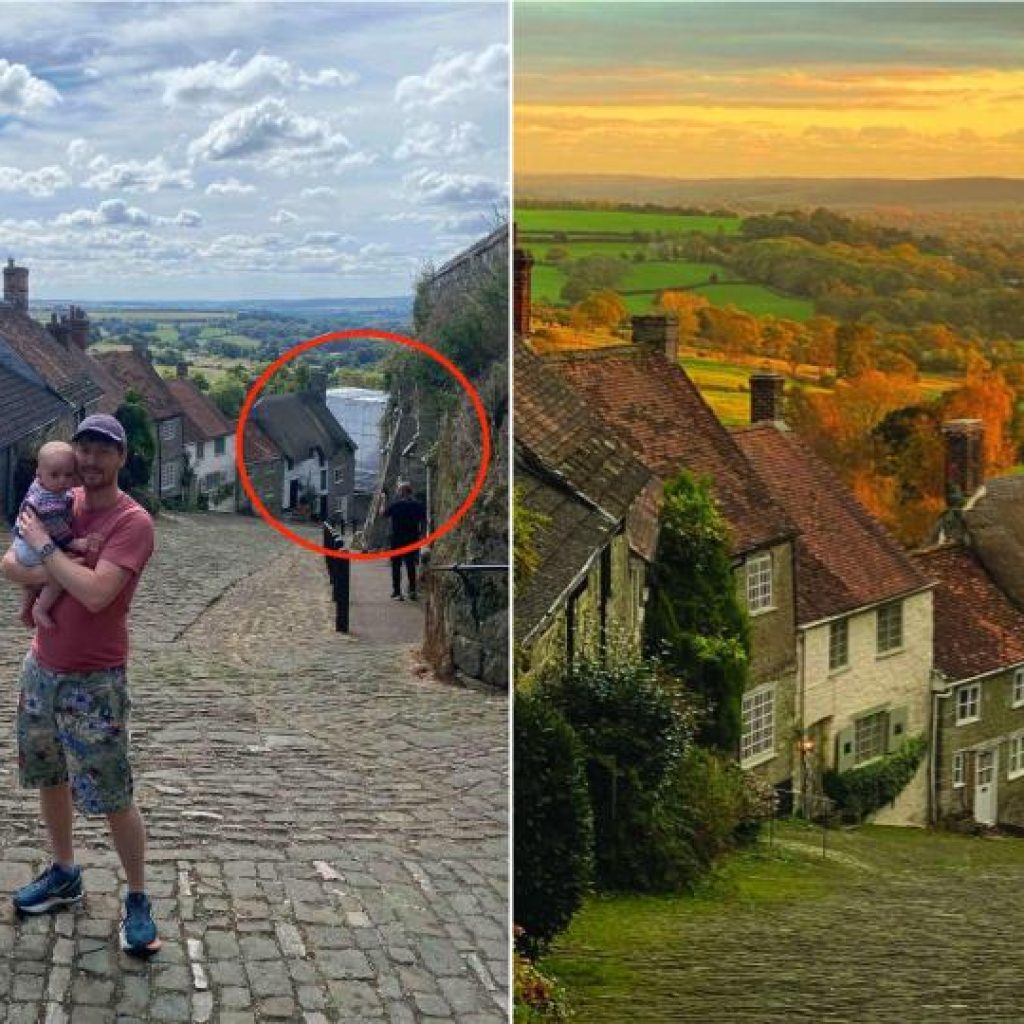 Famous view from Hovis advert ruined by scaffolding