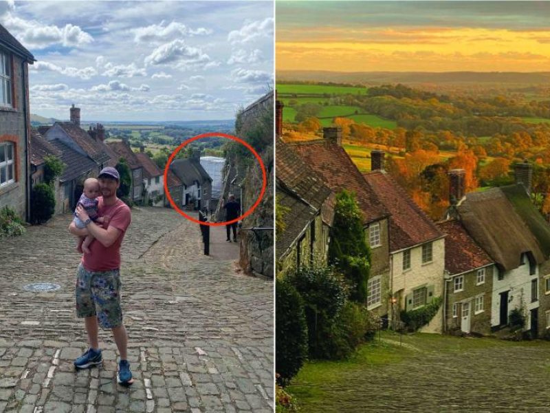 Famous view from Hovis advert ruined by scaffolding