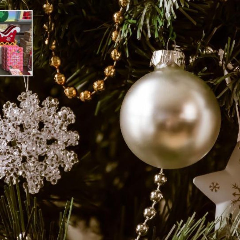 Shoppers are horrified as shops selling Christmas decoration