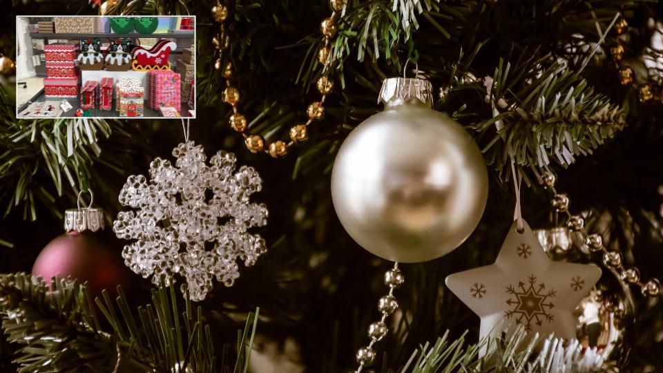 Shoppers are horrified as shops selling Christmas decoration