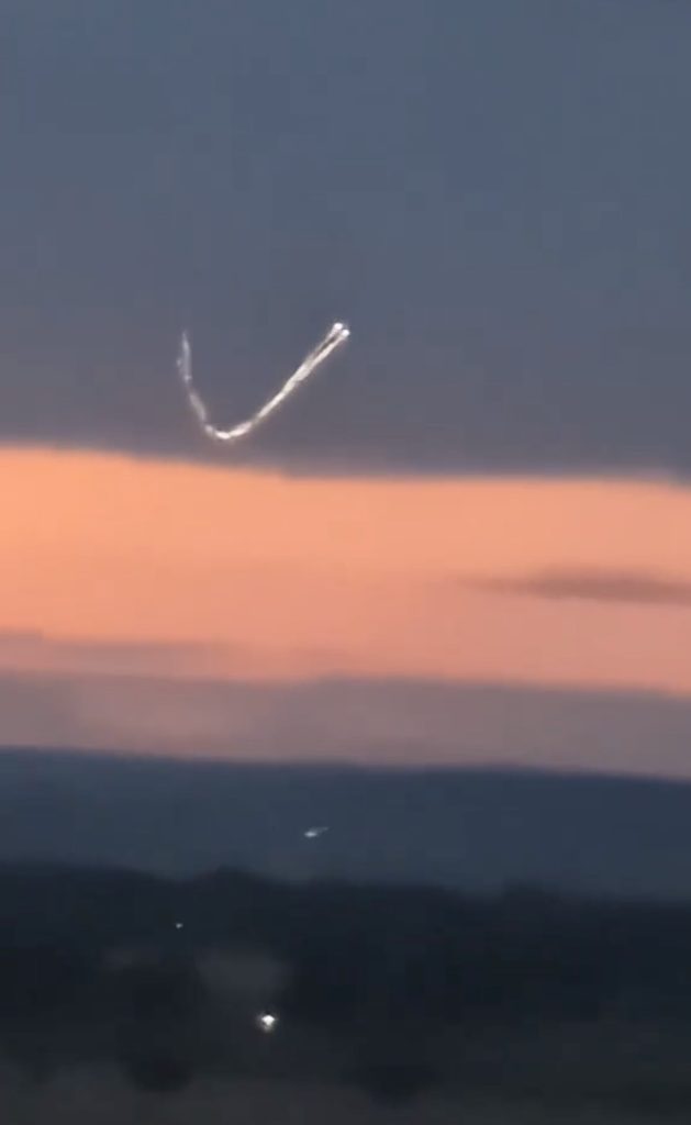 Family of four spot two UFOs while out for a walk