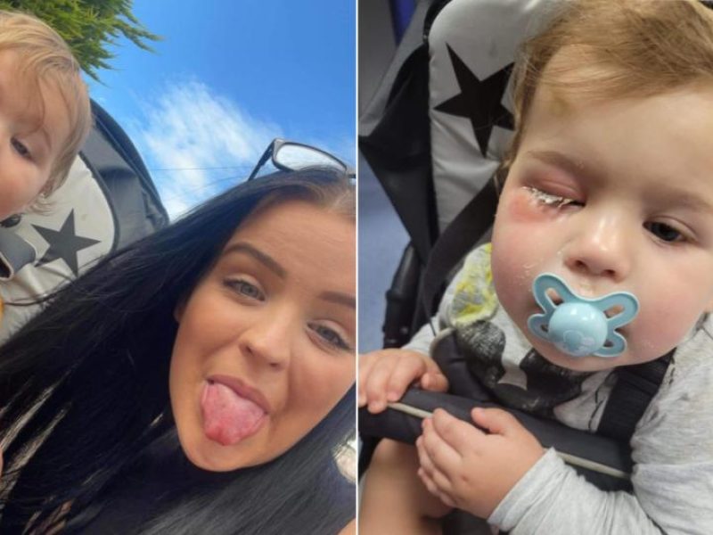 Mum left heartbroken after baby had nail glue splashed in his eye at nursery